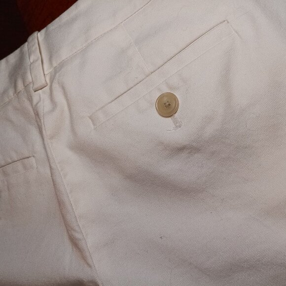 ANN TAYLOR LOFT White Crop/Straight Leg Pants OP - Picture 7 of 10